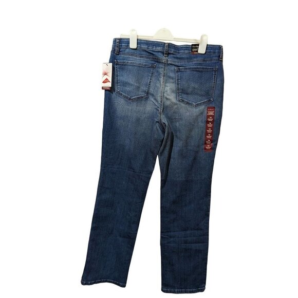 NWT Kim Rogers jeans size 14 straight leg tummy control stretch  Lycra - Picture 5 of 10